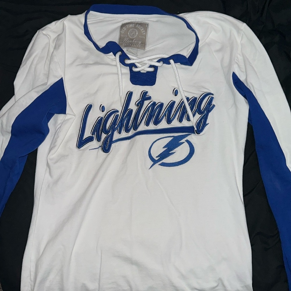 Tampa Bay Lightning Old Time Hockey Newbury Collection Long Sleeve